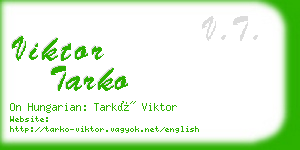 viktor tarko business card